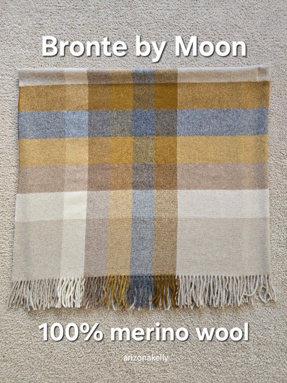 NWOT WRAP Merino Wool Bronte By Moon England